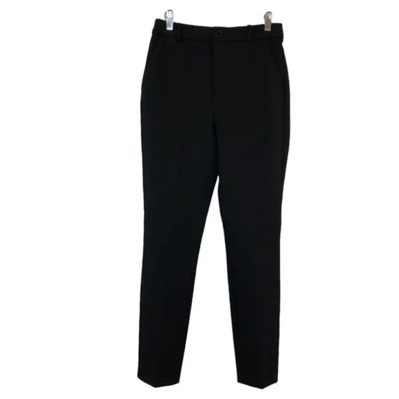 Zara Black Trousers Dress Pants - Picture 2 of 8